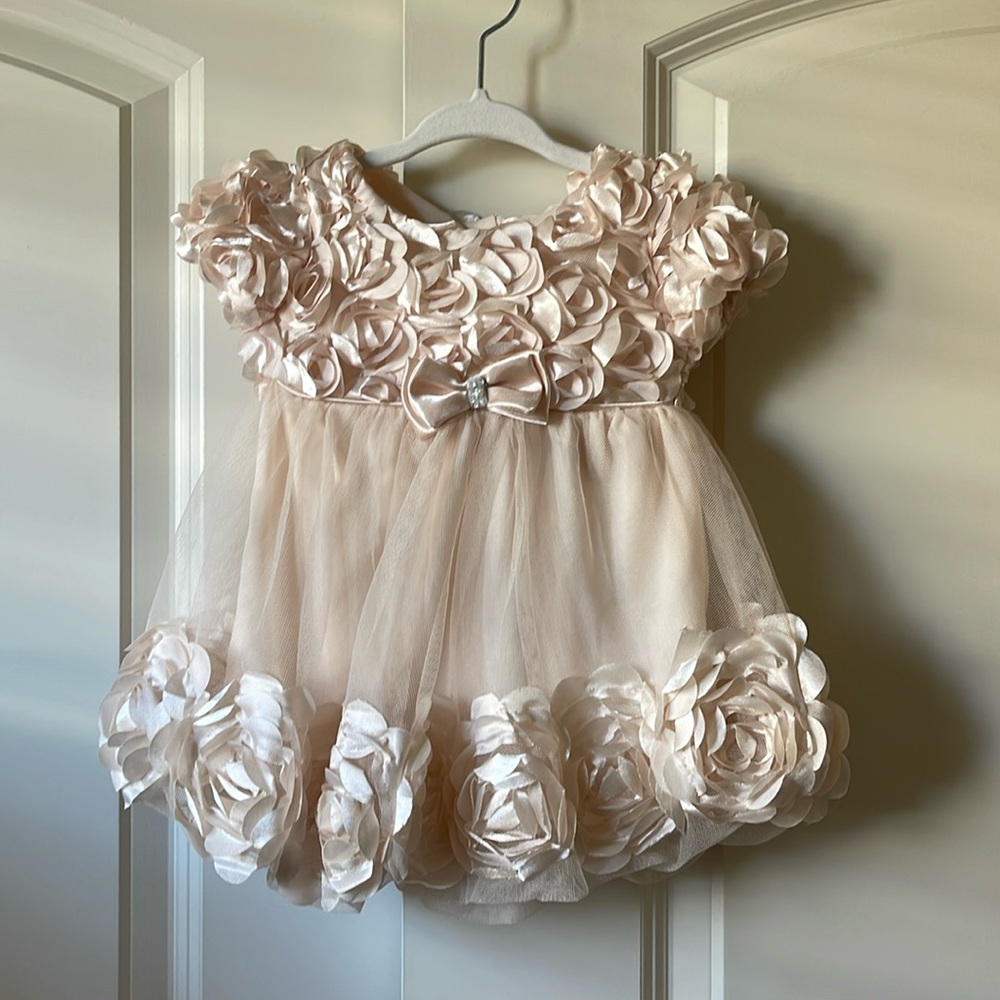 Baby Pink Dress 9m NEW WITHOUT TAGS